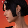 ZEGL设计师马术系列金戈铁马耳环女2021年新款潮耳钉925银针耳饰 商品缩略图2