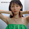 ZENGLIU设计师小雏菊双层硬币项链女ins冷淡风小众叠戴多层锁骨链 商品缩略图2