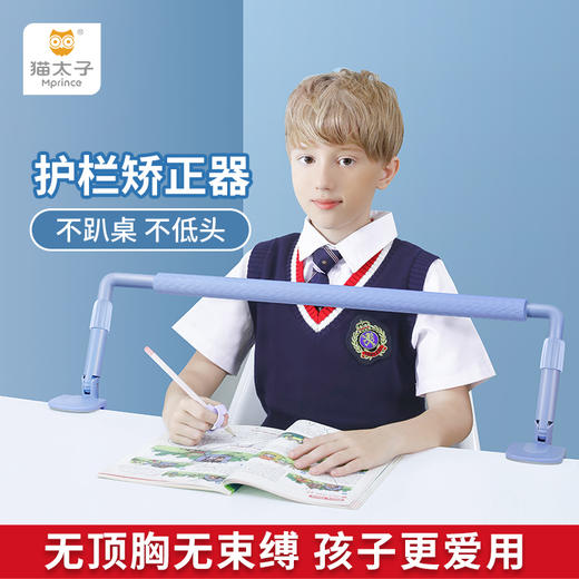 猫太子坐姿卫士护栏矫正器杆防近视写字架写作业学习坐姿防低头防驼背神器 商品图0
