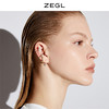 ZEGL设计师不规则人造珍珠耳夹女气质时尚耳骨夹耳环无耳洞耳饰品 商品缩略图2