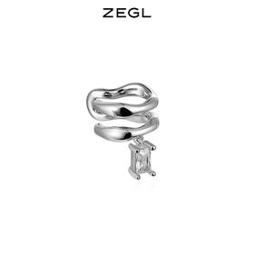 ZEGL设计师925银耳夹女无耳洞女耳骨夹耳环2021年新款潮时尚耳饰