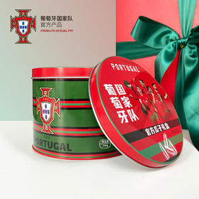 葡萄牙国家队官方商品丨焦糖瓜子礼盒零食 C罗球星收藏款铁盒罐装