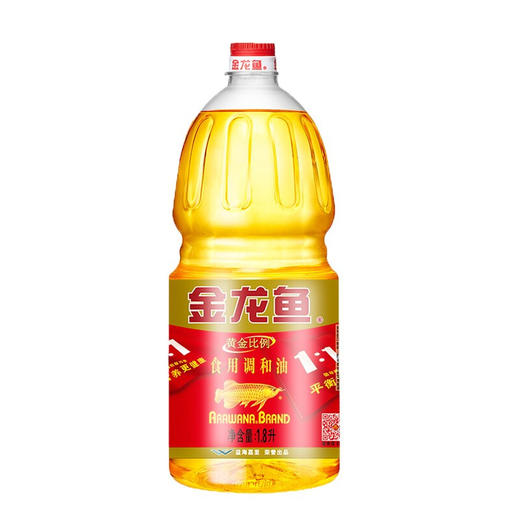 金龙鱼黄金比例食用调和油1.8L 商品图0