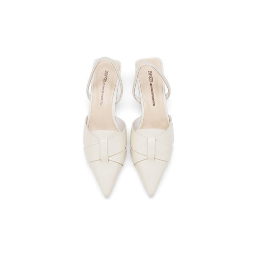 西村名物2021夏季新款仙女风一字带包头凉鞋女百搭平跟T21AH16461 商品图4