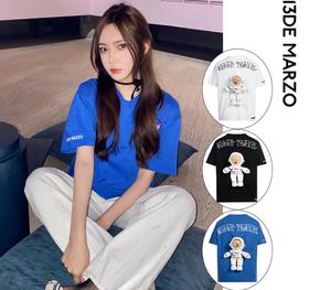 特价秒杀 13DE MARZO 后背宇航熊T恤.潮快闪[福利品]