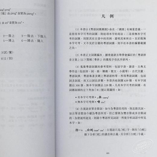 【中商原版】粤语词汇溯源 港台原版 陈雄根 张锦少 香港商务印书馆 商品图5