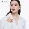 ZEGL天青玉盘淡水珍珠项链女轻奢小众高级感吊坠锁骨链送妈妈礼物 商品缩略图1