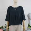 FOCALS女装夏季新款纯色圆领百搭通勤T恤上衣RGBN292G7 商品缩略图0
