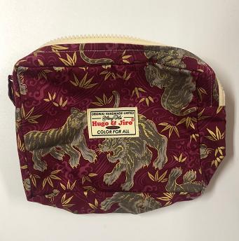 HUJI祤集Motley收纳包风の花竹叶猛虎 商品图0