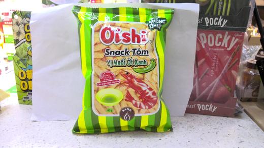 上好佳Oishi青椒味虾条 商品图0