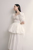 Puff-Sleeve Tiered Dress suit 商品缩略图8