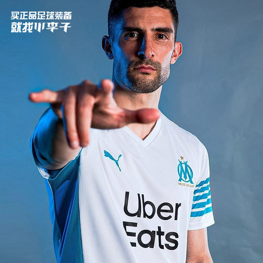 小李子:PUMA/彪马21-22赛季马赛主场球迷版短袖足球服男759285-01 商品图0