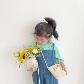 花艺  可爱万岁· 背包花篮（提篮装饰随机）