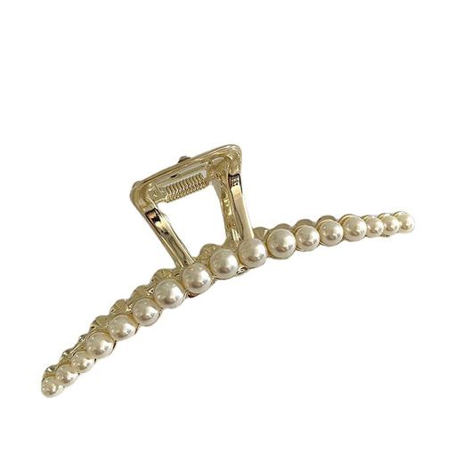 【气质淑女慵懒风】后脑勺盘发抓夹 洗漱金属发抓时尚饰品 商品图0