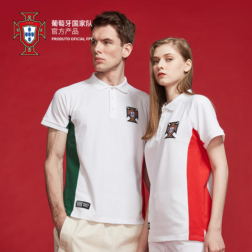葡萄牙国家队官方商品丨欧洲杯新款polo衫短袖红绿潮T恤C罗足球迷 商品图2