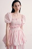 Puff-Sleeve Tiered Dress suit 商品缩略图6