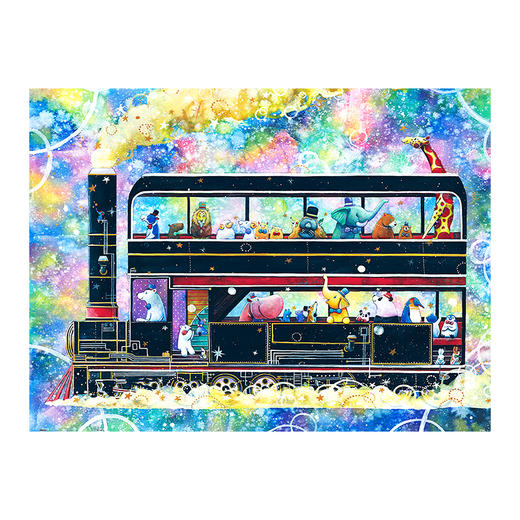 【折扣商品 不退不换】1200片 平面拼图 塑料拼图 H2333 Yosi- 银河铁道 商品图0