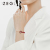 ZEGL设计师925纯银牛年本命年礼物红玛瑙手链女属牛情侣手串饰品 商品缩略图1