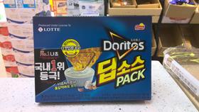 乐天多力多滋蒜蓉沙拉酱玉米片