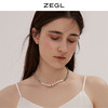 ZEGL设计师ot扣项链星星项链女小众设计感人造珍珠嘻哈锁骨链配饰 商品缩略图3