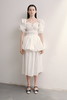 Puff-Sleeve Tiered Dress suit 商品缩略图2