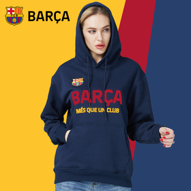 巴塞罗那俱乐部商品丨巴萨官方时尚卫衣长袖连帽外套新款球迷
