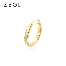 ZEGL设计师1314几何尺子戒指男女情侣款对戒指环情人节礼物送女友