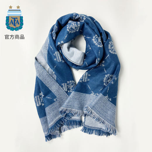 阿根廷国家队官方商品丨加大仿羊绒披肩毯子梅西足球迷周边新款冬 商品图0