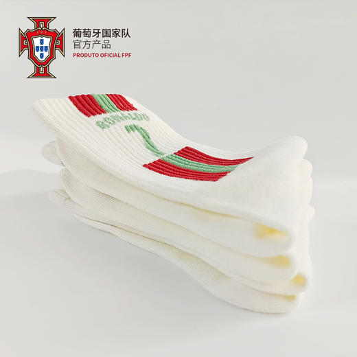 葡萄牙国家队官方商品 | C罗B费菲利克斯足球迷潮袜子 时尚白棉袜 商品图4