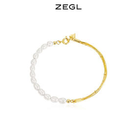 ZEGL设计师巴洛克淡水珍珠手链女夏ins小众设计冷淡风手饰品配饰