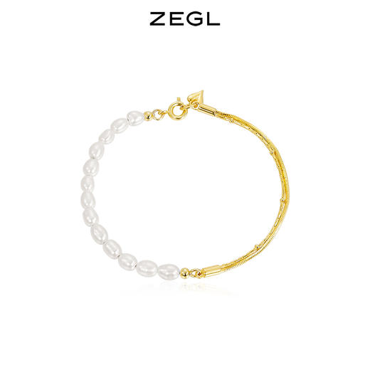ZEGL设计师巴洛克淡水珍珠手链女夏ins小众设计冷淡风手饰品配饰 商品图0