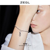 ZEGL925纯银复古双层机械兔子手链女ins小众设计冷淡风个性手饰品 商品缩略图1