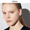 ZEGL设计师谷雨系列蜻蜓流苏耳环女气质小众贝壳耳钉925银针耳饰 商品缩略图0