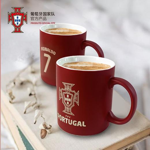 葡萄牙国家队官方商品 | 陶瓷马克杯 C罗B费球衣印号款纪念水杯子 商品图3