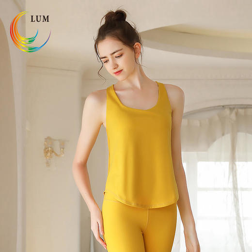LUM29775露檬新款瑜伽背心 商品图3