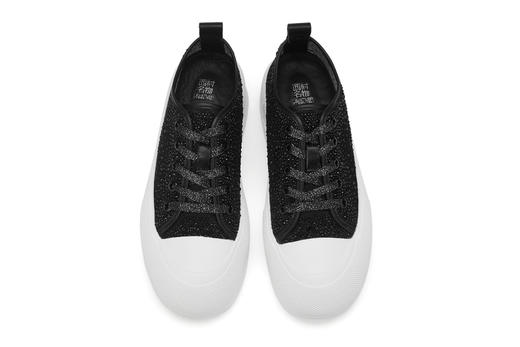 西村名物2021秋新款街头球鞋运动板鞋网红国潮休闲鞋女X21CM32911 商品图4