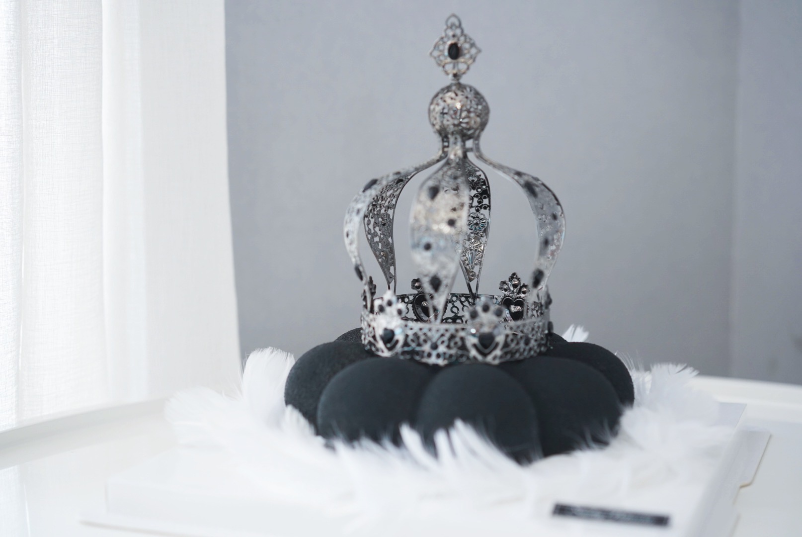 法式慕斯蛋糕 | 草莓乳酪慕斯 - 巴洛克皇冠（黑）