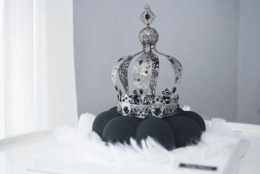 法式慕斯蛋糕 | 草莓乳酪慕斯 - 巴洛克皇冠（黑） 商品图0