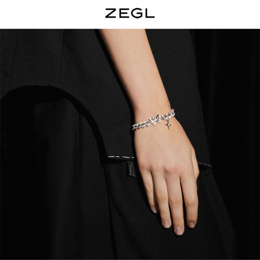 ZEGL设计师高级感蝴蝶星星手链女轻奢小众设计精致复古手饰品配饰 商品图2