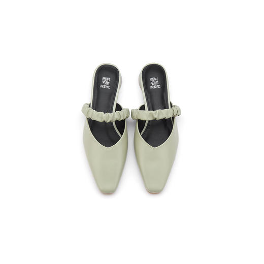 2021新款包头女士拖鞋女凉鞋夏柔软羊皮穆勒拖T21AH15941 商品图1