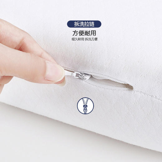 【情侣枕头】YX一体防压双人乳胶棉枕芯拱形情侣防麻手臂枕头 商品图4
