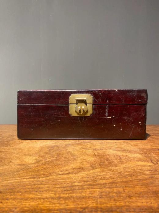 精工绷牛皮老文房收纳盒， 顺丰包邮 商品图3