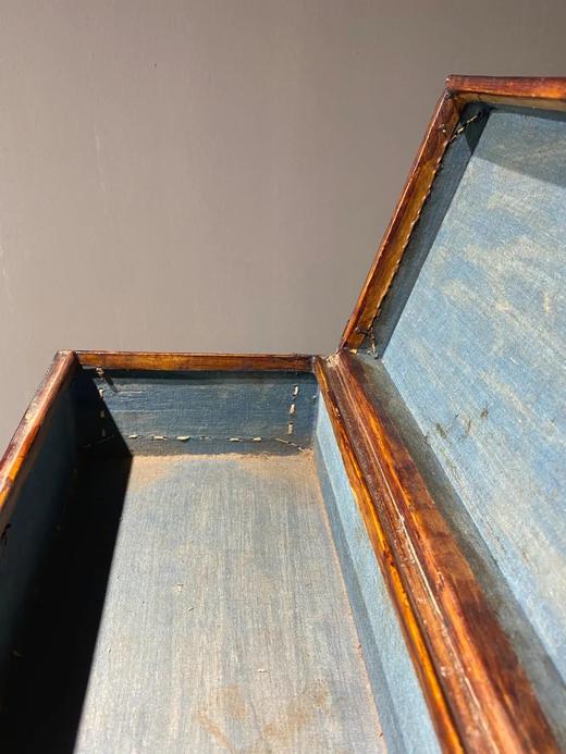 精工绷牛皮老文房收纳盒， 顺丰包邮 商品图2