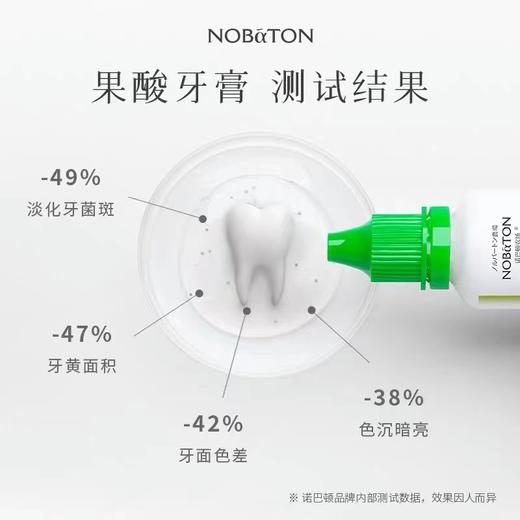 诺巴顿农场 1%果酸修色安瓶牙膏25g*6支/盒  去渍健齿淡化牙斑 [D类] 商品图4