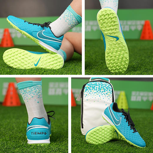 小李子NIKE/耐克传奇8欧洲杯配色中端牛皮TF碎钉足球鞋AT6100-303 商品图2