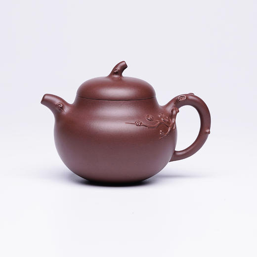 龙德堂陶艺 陈宗宝制 《寒香》原矿紫泥 270cc 库存请咨询客服 商品图3