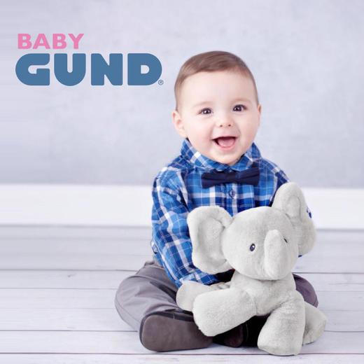 （新老包装随机发货）baby GUND菲比小象躲猫猫会唱歌毛绒玩偶 商品图4