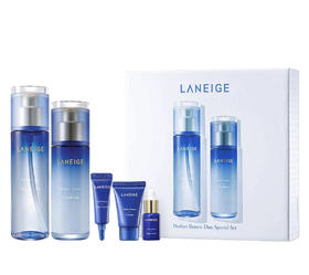 兰芝雪凝水乳套盒抗皱提亮紧致补水保湿