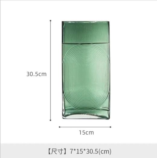 现代复古色几何竖条彩缸 商品图5