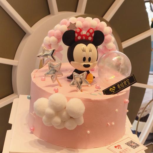 粉色米妮（进口淡奶油➕新鲜水果夹层，提前3小时预定  ） 商品图0